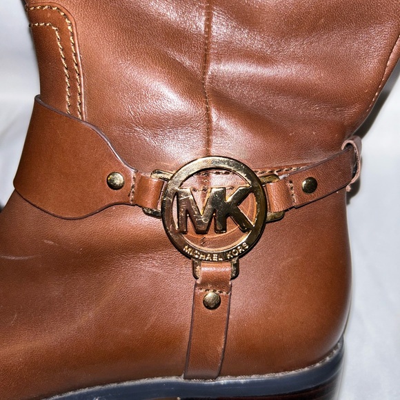 Michael Kors Brown Leather Women’s Boot - Picture 1 of 4